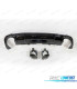 DIFFUSORE AUDI A5 SPORTBACK SLINE 17- LOOK RS5 + TERMINALI DI SCARICO