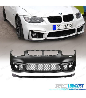 PARAURTI ANTERIORE PER BMW E92 E93 06-10 LOOK M4 SRA GRIGLIE FENDINEBBIA SPOILER LIP