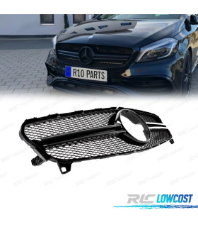 GRIGLIA MERCEDES CLASSE A W176 15-18 LOOK AMG A45 NERO LUCIDO