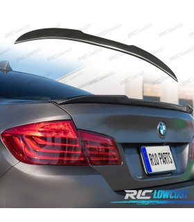 SPOILER ALETTONE PER BMW F10 10-17 LOOK M4 IN CARBONIO