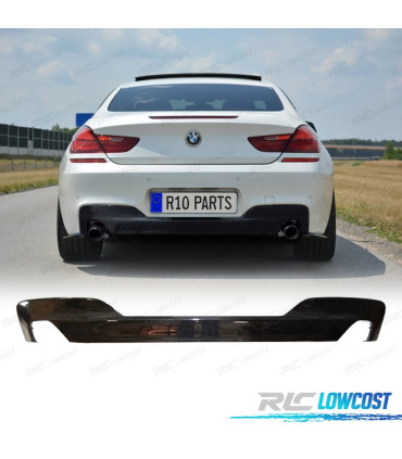 DIFFUSORE PER BMW F06 F12 F13 11-18 IN CARBONIO USCITA SINGOLA