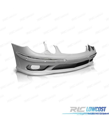PARAURTI ANTERIORE MERCEDES W211 02-06 PDC LOOK AMG + FENDINEBBIA