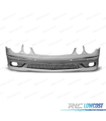 PARAURTI ANTERIORE MERCEDES W211 02-06 PDC LOOK AMG + FENDINEBBIA