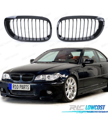 GRIGLIE BMW SERIE 3 E46 COUPE CABRIO 03-06 NERO LUCIDO