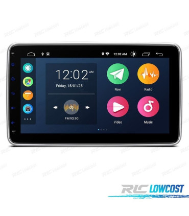 RADIO GPS ANDROID 14 GPS 1DIN LCD TÁCTIL RADIO GPS ANDROID 12 10" GPS 1DIN LCD TATTILE