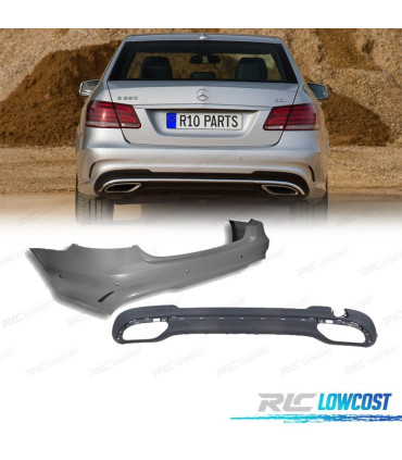 PARAURTI POSTERIORE MERCEDES CLASSE E W212 14-16 LOOK AMG PDC
