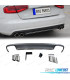 KIT DIFFUSORE AUDI A4 B8 11-15 LOOK S4 2 TERMINALI DOPPI INOX