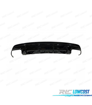 DIFFUSORE MERCEDES CLA W117 13-15 LOOK A45 NERO LUCIDO + TERMINALI DI SCARICO