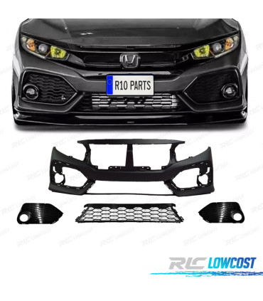 PARAURTI ANTERIORE HONDA CIVIC 16-20 LOOK SI