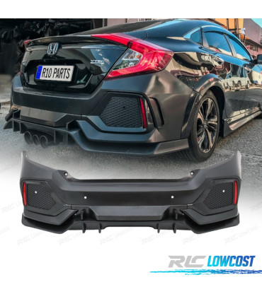 PARAURTI POSTERIORE HONDA CIVIC 16- LOOK TYPE R