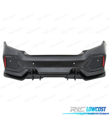 PARAURTI POSTERIORE HONDA CIVIC 16- LOOK TYPE R