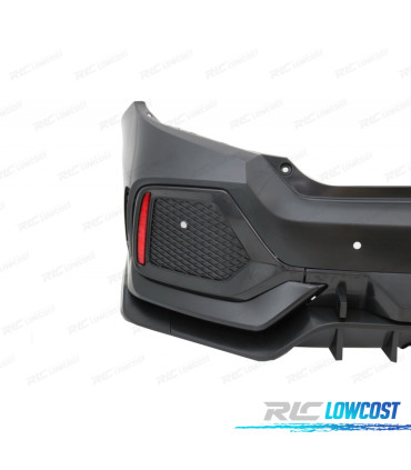 PARAURTI POSTERIORE HONDA CIVIC 16- LOOK TYPE R