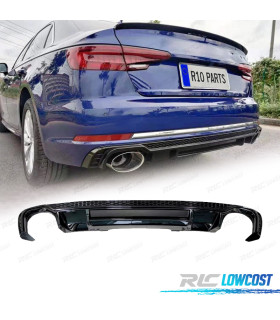 DIFFUSORE AUDI A4 S LINE 16-19 LOOK RS4