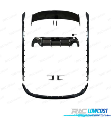KIT AEREO BMW F40 19- LOOK M PERFORMANCE NERO LUCIDO