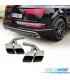 TERMINALI SCARICO AUDI Q7 3.0T BENZINA 16-19 LOOK SQ7 CROMO