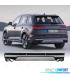 DIFFUSORE AUDI Q7 20-23 LOOK SQ7 + TERMINALI DI SCARICO CROMATI