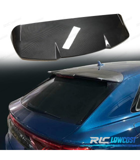 SPOILER ALERON PER AUDI Q8 19-23 LOOK RSQ8 IN CARBONIO