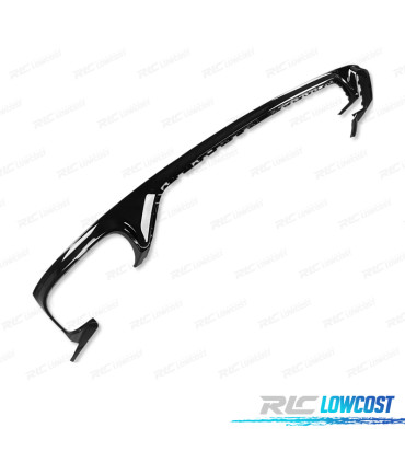 DIFFUSORE AUDI Q8 19-23 LOOK SQ8 NERO + TERMINALI DI SCARICO CROMATI