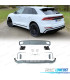 KIT CARROZZERIA PER AUDI Q8 LOOK ABT RSQ8 19-23 DIFFUSORE LIP ANTERIORE TERMINALI