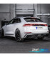 KIT CARROZZERIA PER AUDI Q8 LOOK ABT RSQ8 19-23 DIFFUSORE LIP ANTERIORE TERMINALI