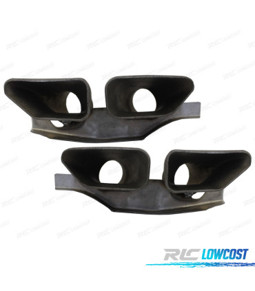 DIFFUSORE AUDI A8 11-14 LOOK W12 + TERMINALI DI SCARICO