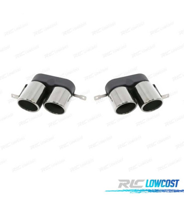 TERMINALI DI SCARICO BMW G20 G21 19- LOOK ROCK CROMATO