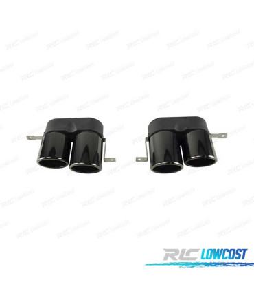 TERMINALI SCARICO BMW G20 G21 19- LOOK ROCK NERO