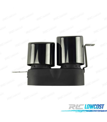 TERMINALI SCARICO BMW G20 G21 19- LOOK ROCK NERO