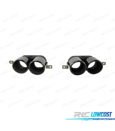 TERMINALI SCARICO BMW G20 G21 19- LOOK ROCK NERO