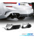 TERMINALI SCARICO BMW G20 G21 19- LOOK M PERFORMANCE ARGENTO