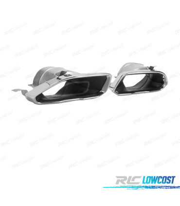 TERMINALI SCARICO BMW G20 G21 19- LOOK M PERFORMANCE ARGENTO