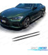 PROFILI LATERALI INFERIORI BMW G22 20- LOOK MP NERO OPACO