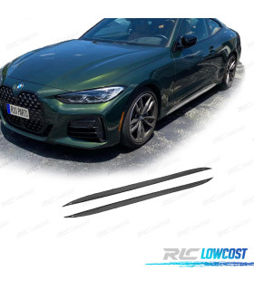 PROFILI LATERALI INFERIORI BMW G22 20- LOOK MP NERO OPACO