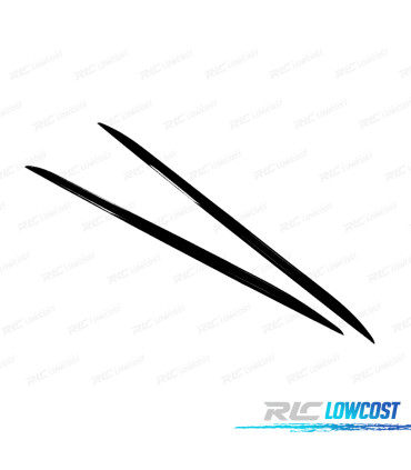 PROFILI LATERALI INFERIORI BMW G22 LOOK M PERFORMANCE NERO LUCIDO