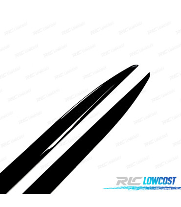 PROFILI LATERALI INFERIORI BMW G22 LOOK M PERFORMANCE NERO LUCIDO