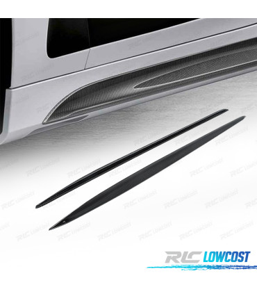 PROFILI LATERALI AGGIUNTIVI INFERIORI BMW G22 LOOK M PERFORMANCE IN CARBONIO