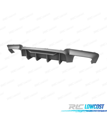 DIFFUSORE BMW F10 10-17 LOOK COMPETITION NERO OPACO