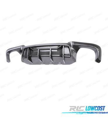 DIFFUSORE BMW F10 10-17 LOOK COMPETITION CARBONIO