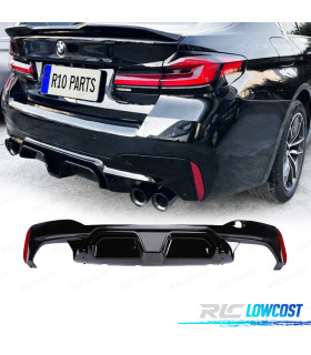 DIFFUSORE BMW G30 17- LOOK M5 NERO LUCIDO