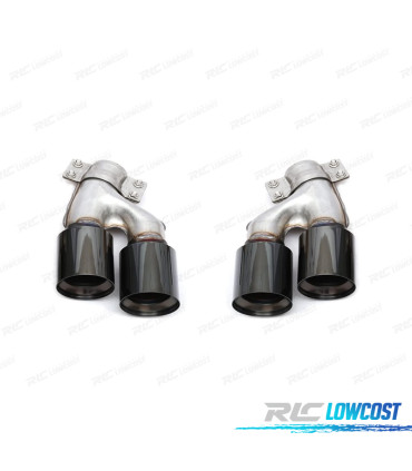 TERMINALI SCARICO BMW G30 G31 17-19 LOOK M5 NERO