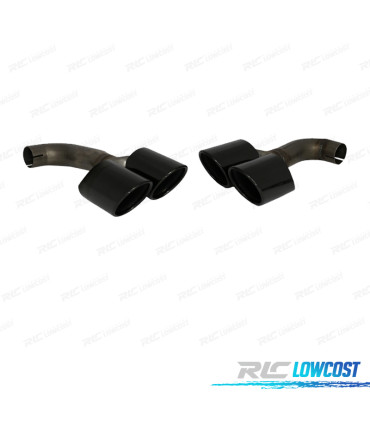 TERMINALI SCARICO BMW X4 G02 18-20 LOOK M NERO