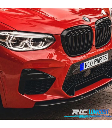 SPOILER LIP BMW X4 G02 18-20 LOOK ROCK NERO OPACO
