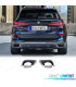 TERMINALI SCARICO BMW X5 G05 18- LOOK M-PERFORMANCE ARGENTO