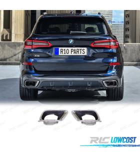 TERMINALI SCARICO BMW X5 G05 18- LOOK M-PERFORMANCE ARGENTO