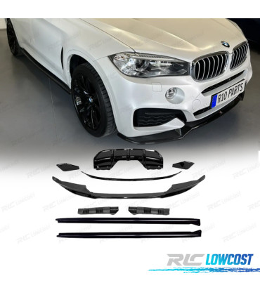 KIT CARROZZERIA BMW X6 F16 14- LOOK M PERFORMANCE NERO LUCIDO
