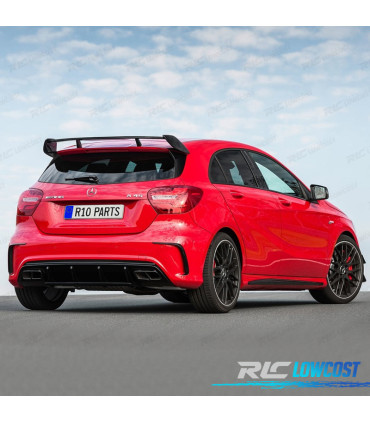 MODANATURE POSTERIORI MERCEDES W176 AMG 12-18 LOOK AMG A45 NERO LUCIDO