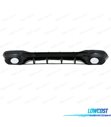 DIFFUSORE MERCEDES W118 AMG 19- LOOK CLA35 NERO LUCIDO