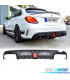 DIFFUSORE MERCEDES W205 14- LOOK BRABUS NERO