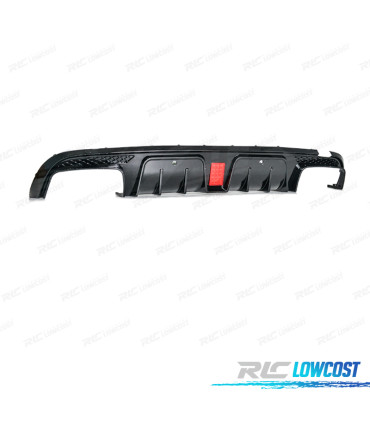 DIFFUSORE MERCEDES W205 14- LOOK BRABUS NERO