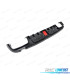 DIFFUSORE MERCEDES W205 14- LOOK BRABUS NERO